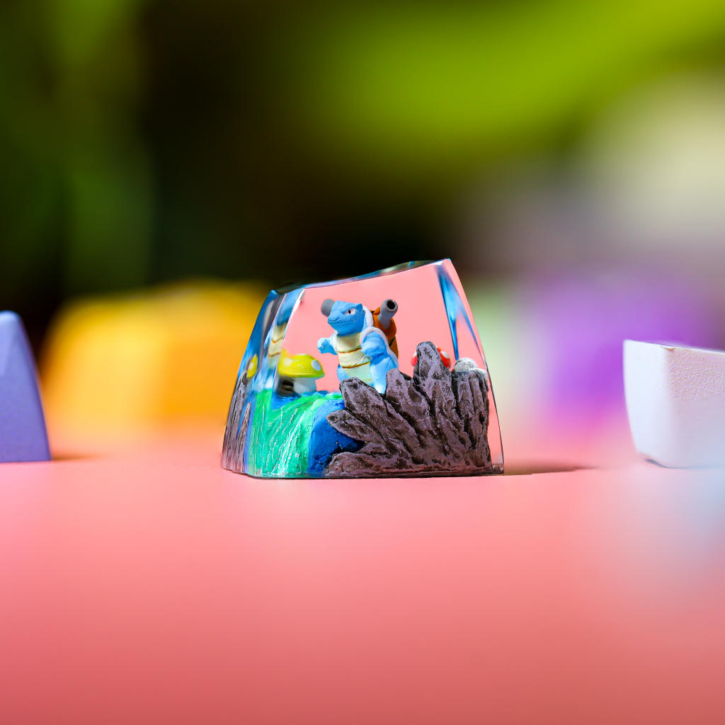 Blastoise Pokemon Keycap 5 Blastoise Pokemon Keycap