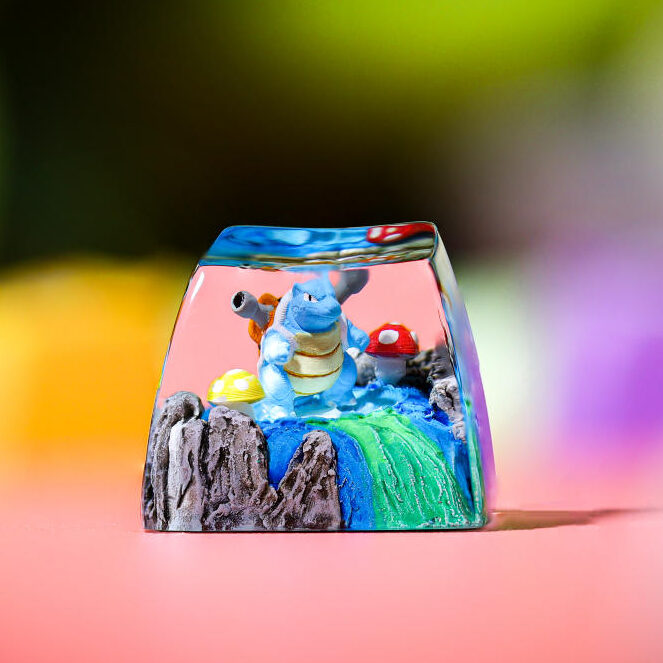 Blastoise Pokemon Keycap 1 Blastoise Pokemon Keycap