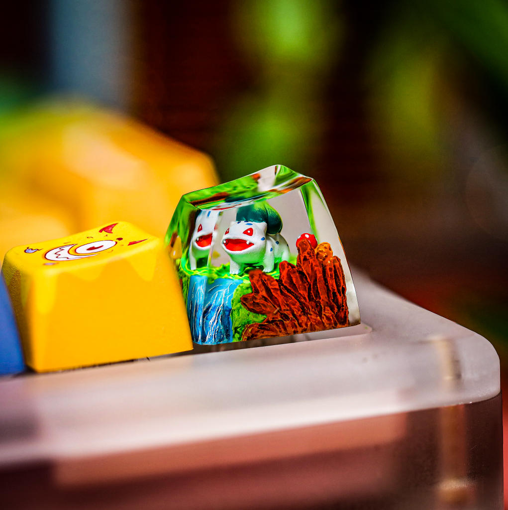 Bulbasaur Artisan Keycap 4 Bulbasaur Artisan Keycap