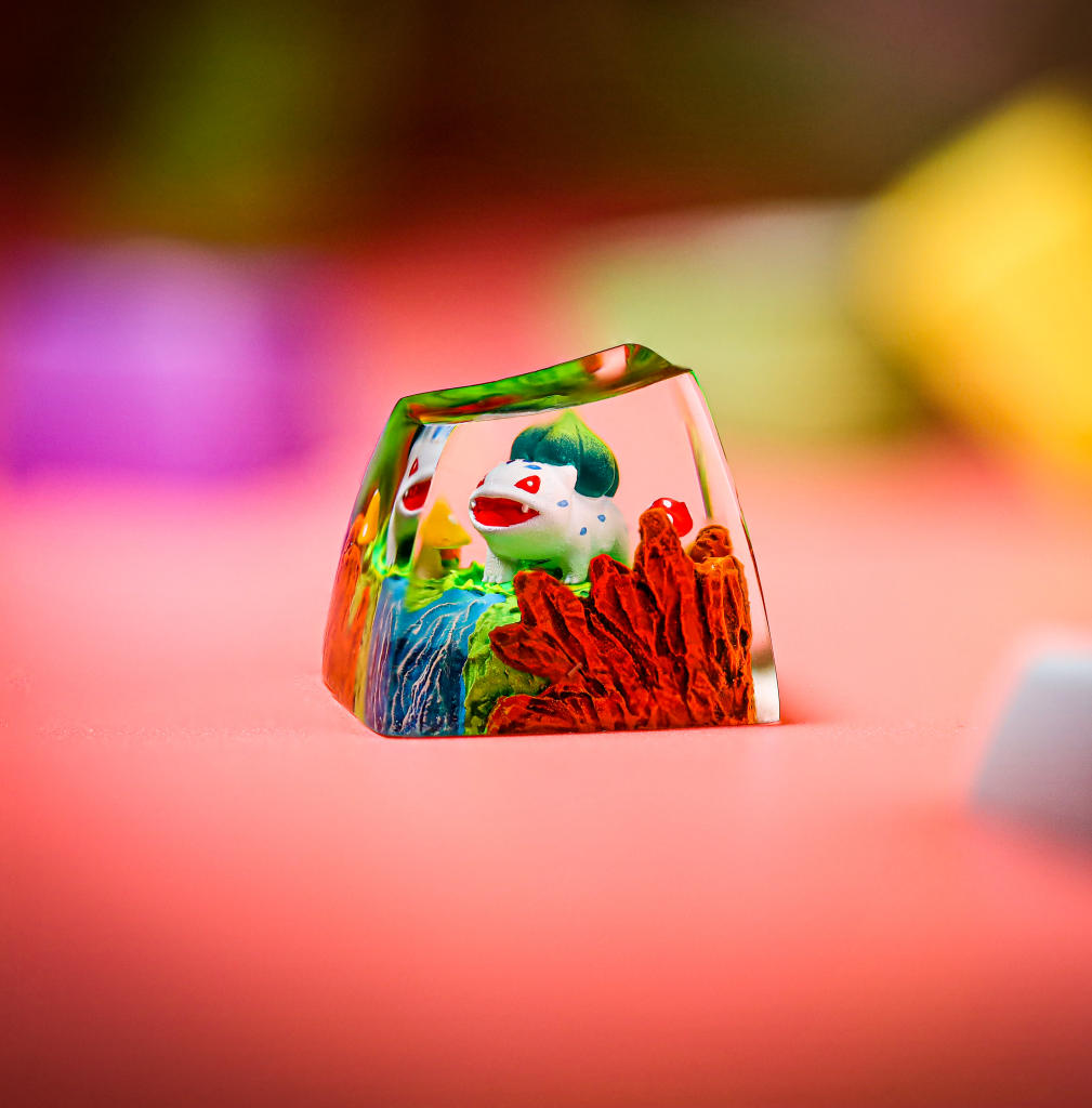 Bulbasaur Artisan Keycap 5 Bulbasaur Artisan Keycap