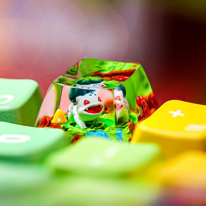 Bulbasaur Artisan Keycap 2 Bulbasaur Artisan Keycap