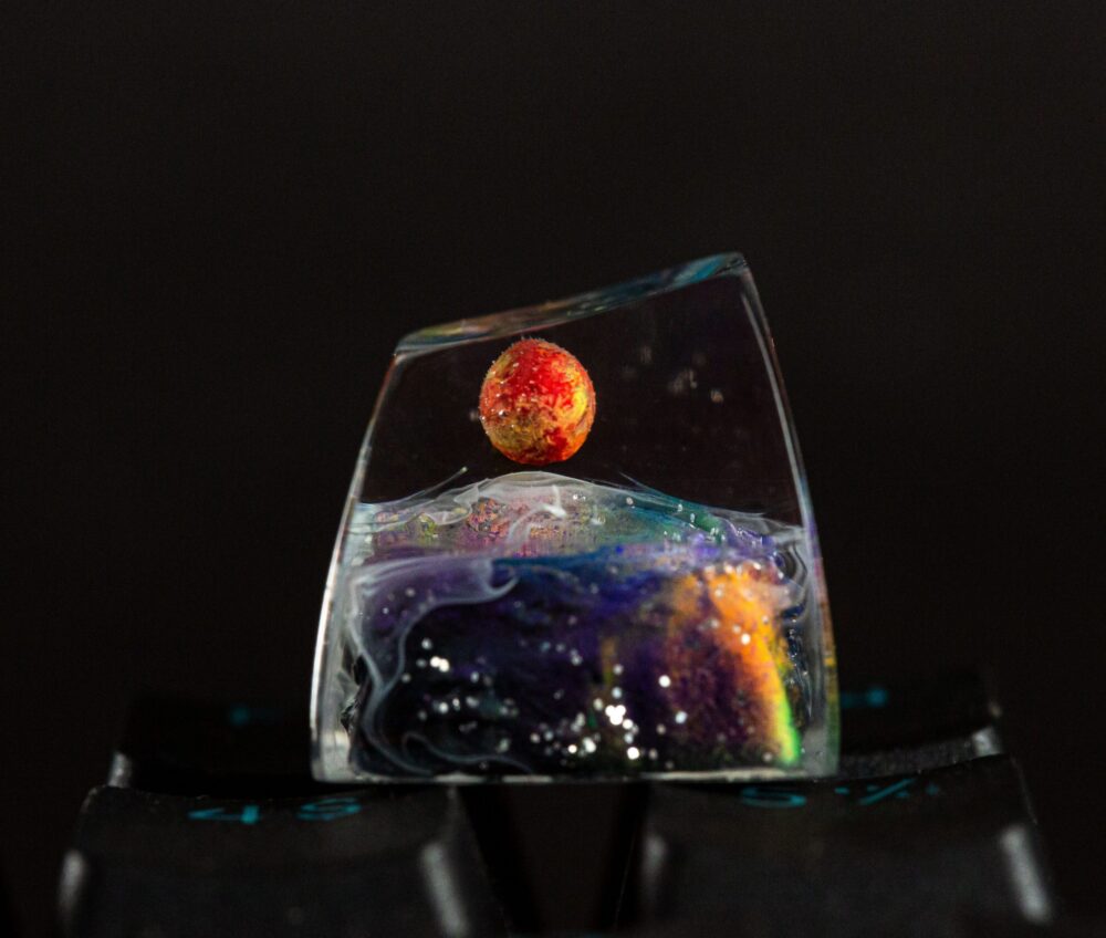 Universe Mars Galaxy keycap 3 Universe Mars keycap