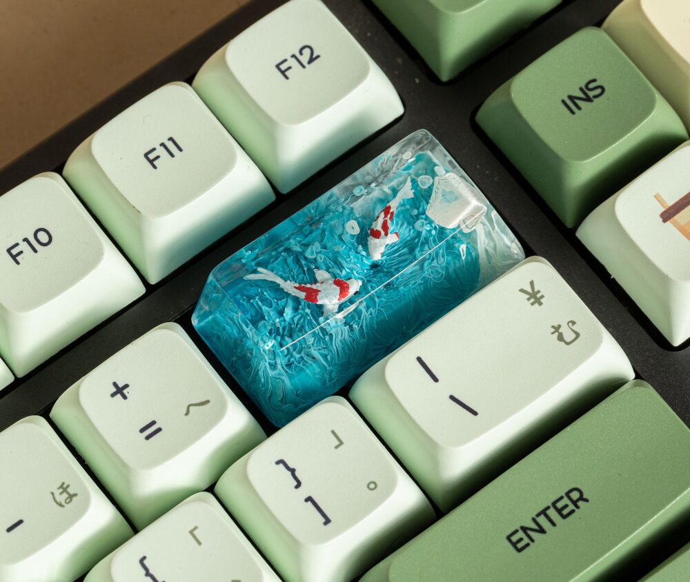 Bluesky Koi keycap 1 Bluesky Koi Keycap