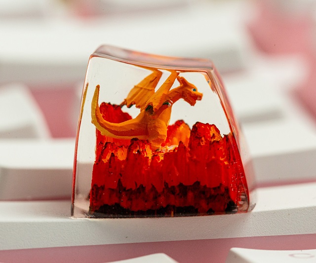 Charizard Pokemon Artisan Keycap 4 Charizard Pokemon Artisan Keycap