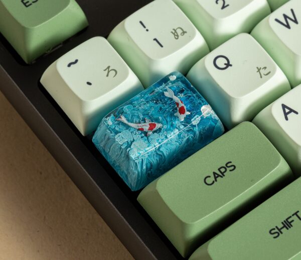 Bluesky Koi keycap 4 Blue ocean keycap for tab
