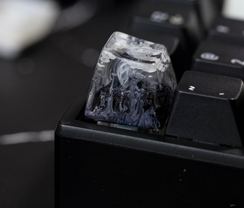 Custom color artisan keycap 11 Custom color keycap