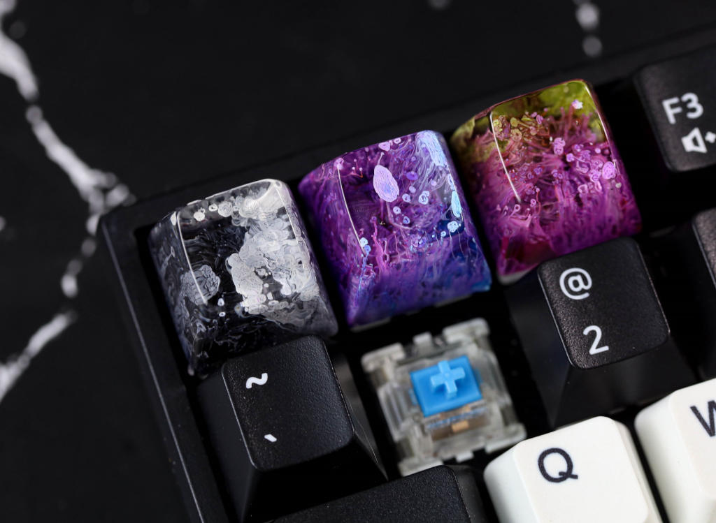 Custom color artisan keycap 10 Custom color keycap