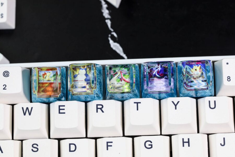 Custom Pokemon Card Artisan Keycap 10 Custom pokemon card artisan keycap