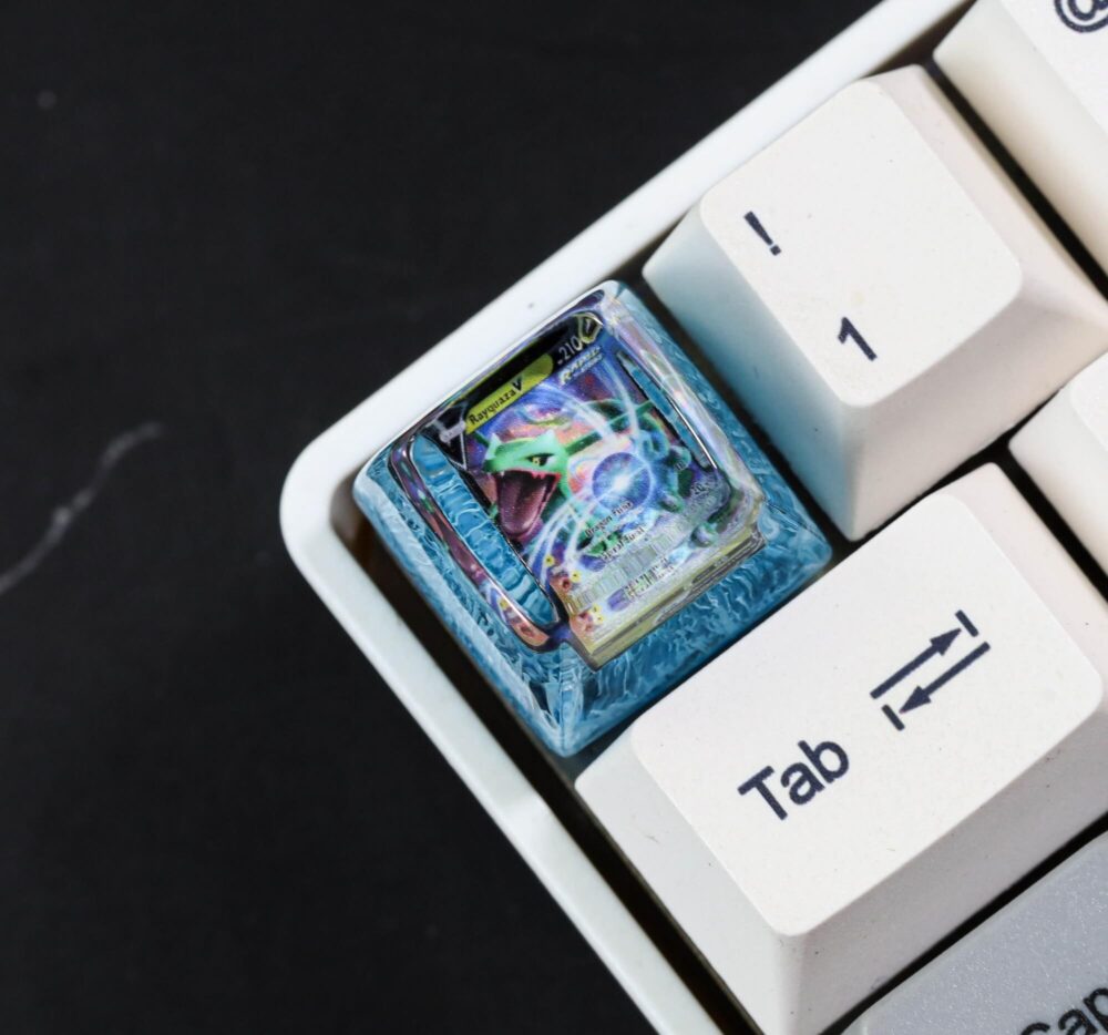 Custom Pokemon Card Artisan Keycap 2 Custom pokemon card artisan keycap