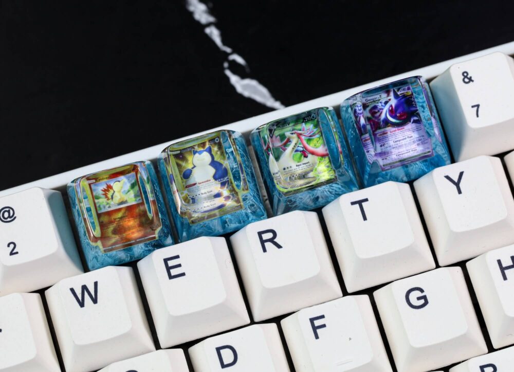 Custom Pokemon Card Artisan Keycap 11 Custom pokemon card artisan keycap