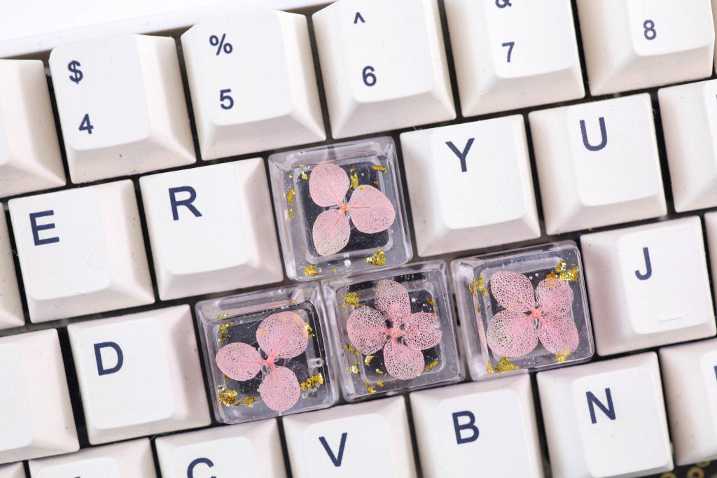 Custom Dry flower Artisan Keycap 4 Dry flower artisan keycap