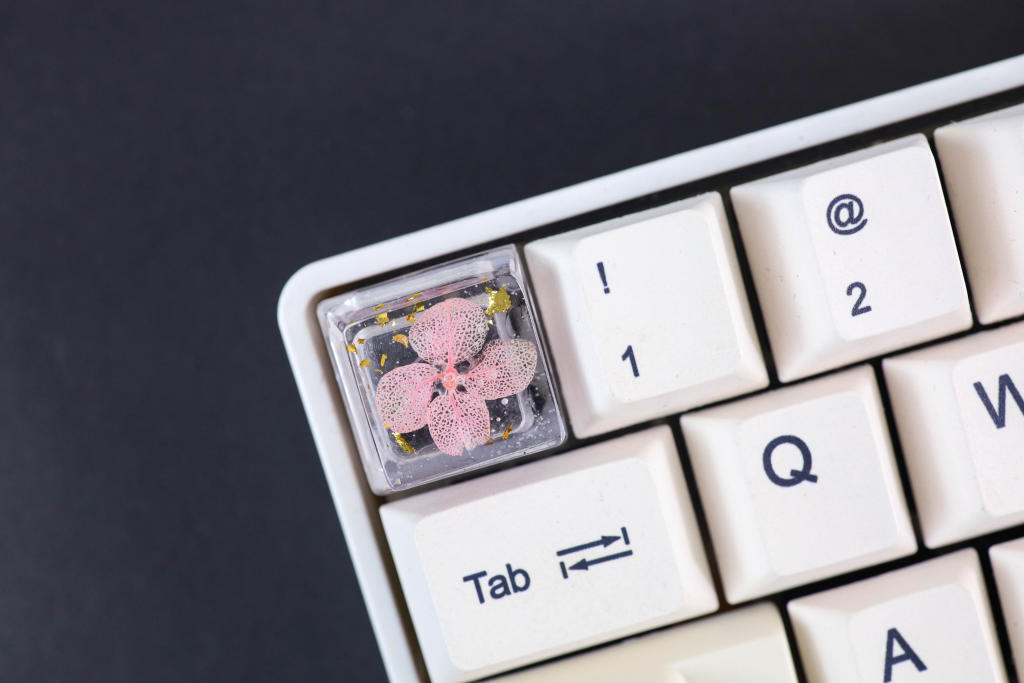 Custom Dry flower Artisan Keycap 15 Dry flower artisan keycap