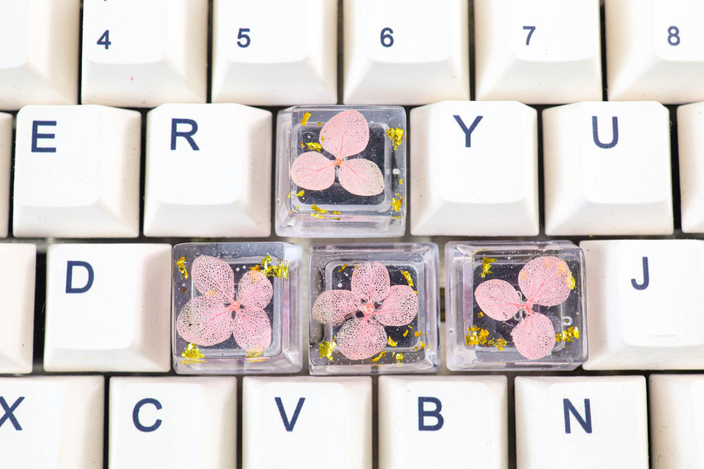 Custom Dry flower Artisan Keycap 1 Dry flower artisan keycap