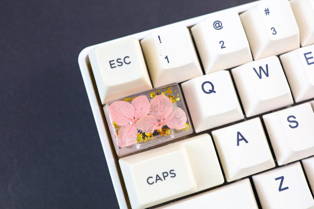Custom Dry flower Artisan Keycap 9 Dry flower artisan keycap
