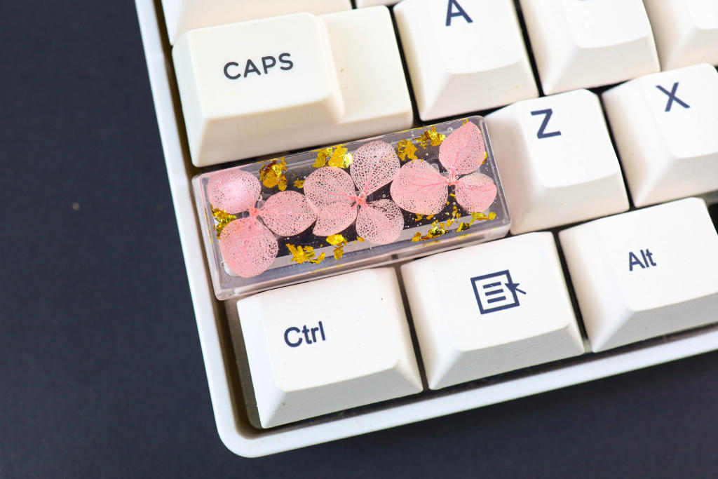 Custom Dry flower Artisan Keycap 8 Dry flower artisan keycap