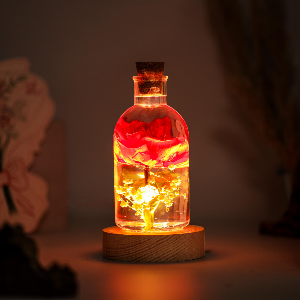 Enchanted Rose night light 10 Enchanted Rose LED Bedroom Lamp