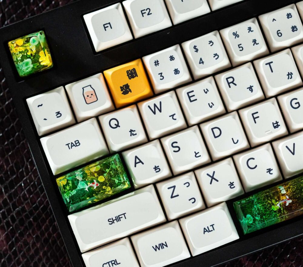 Green Koi Artisan Keycap 7 Green Koi Artisan Keycap