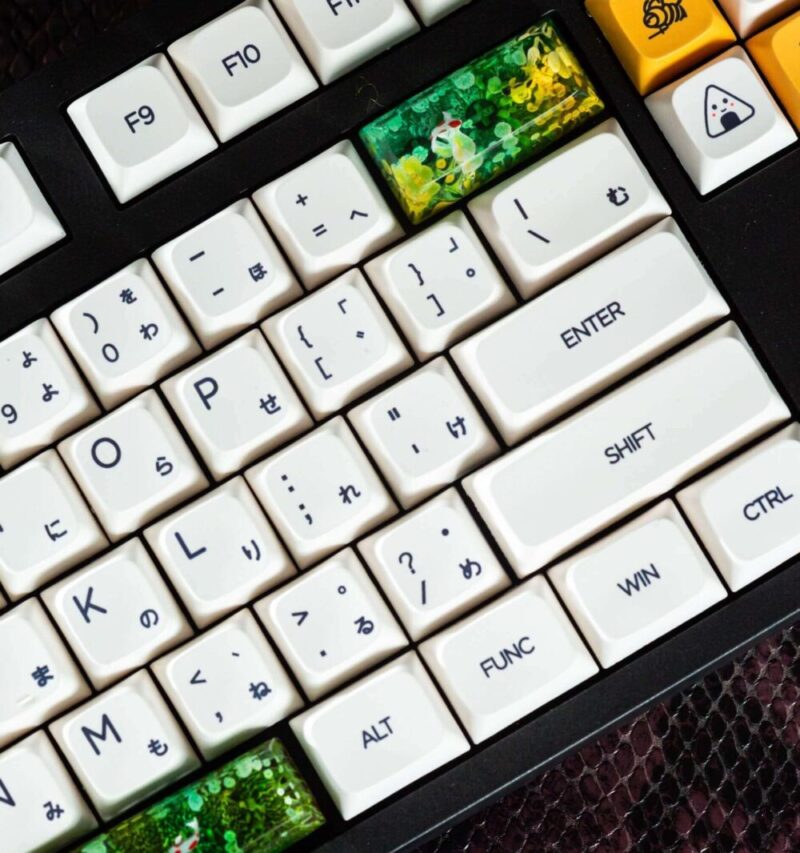 Green Koi Artisan Keycap 20 Green Koi Artisan Keycap