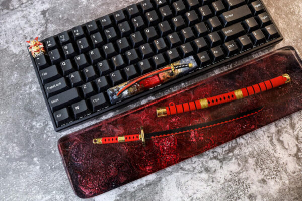 Red Katana Resin Wrist Rest 10 Red Katana Resin Wrist Rest