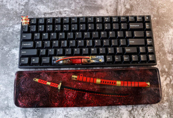 Red Katana Resin Wrist Rest 1 Red Katana Resin Wrist Rest