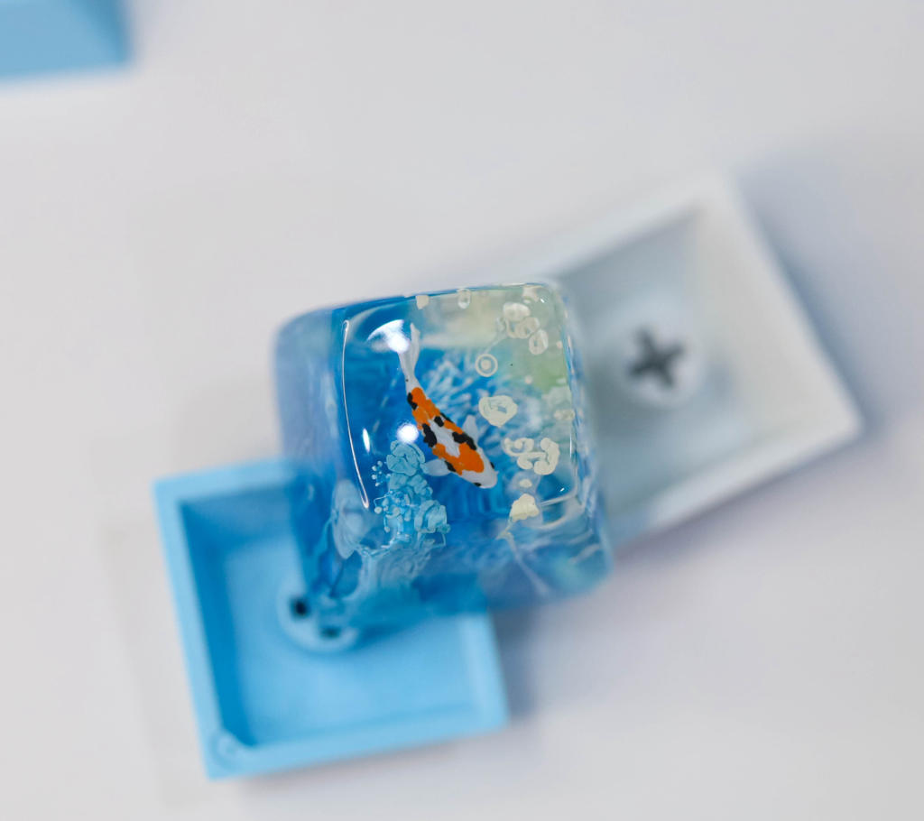 Bluesky Koi keycap 8 Bluesky Koi Keycap