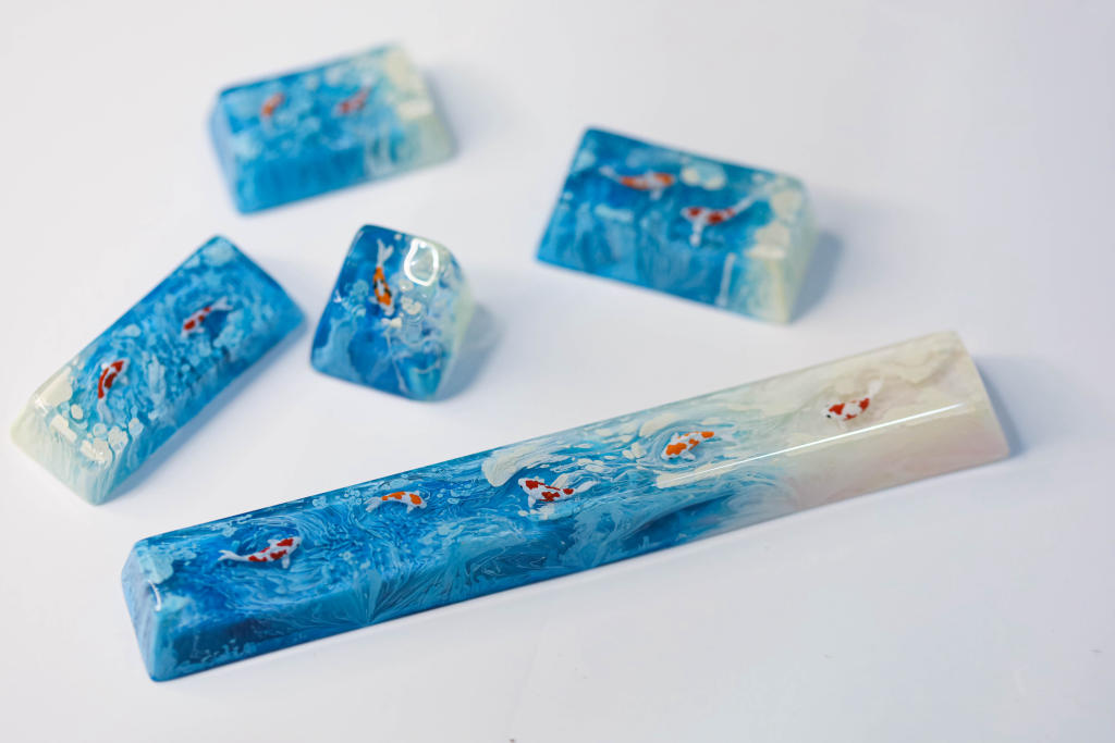 Bluesky Koi keycap 7 Bluesky Koi Keycap