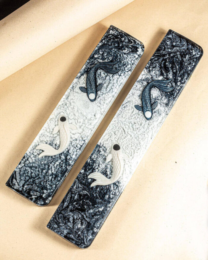 Black Yin Yang Resin Wrist Rest 9 Black Yin Yang Resin Wrist Rest