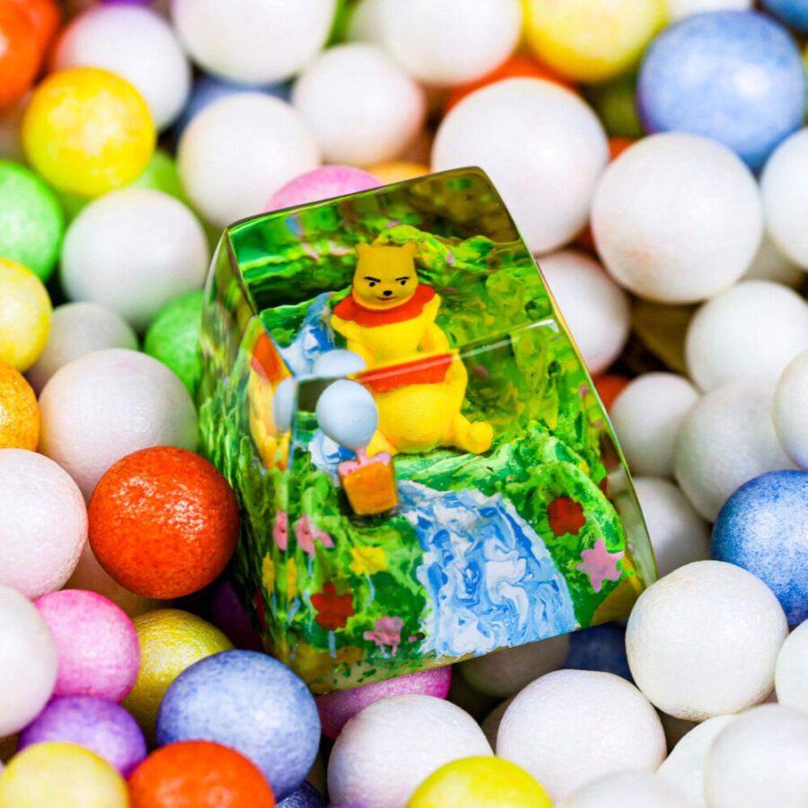 Winnie the Pooh artisan keycap 8 Winnie the Pooh artisan keycap