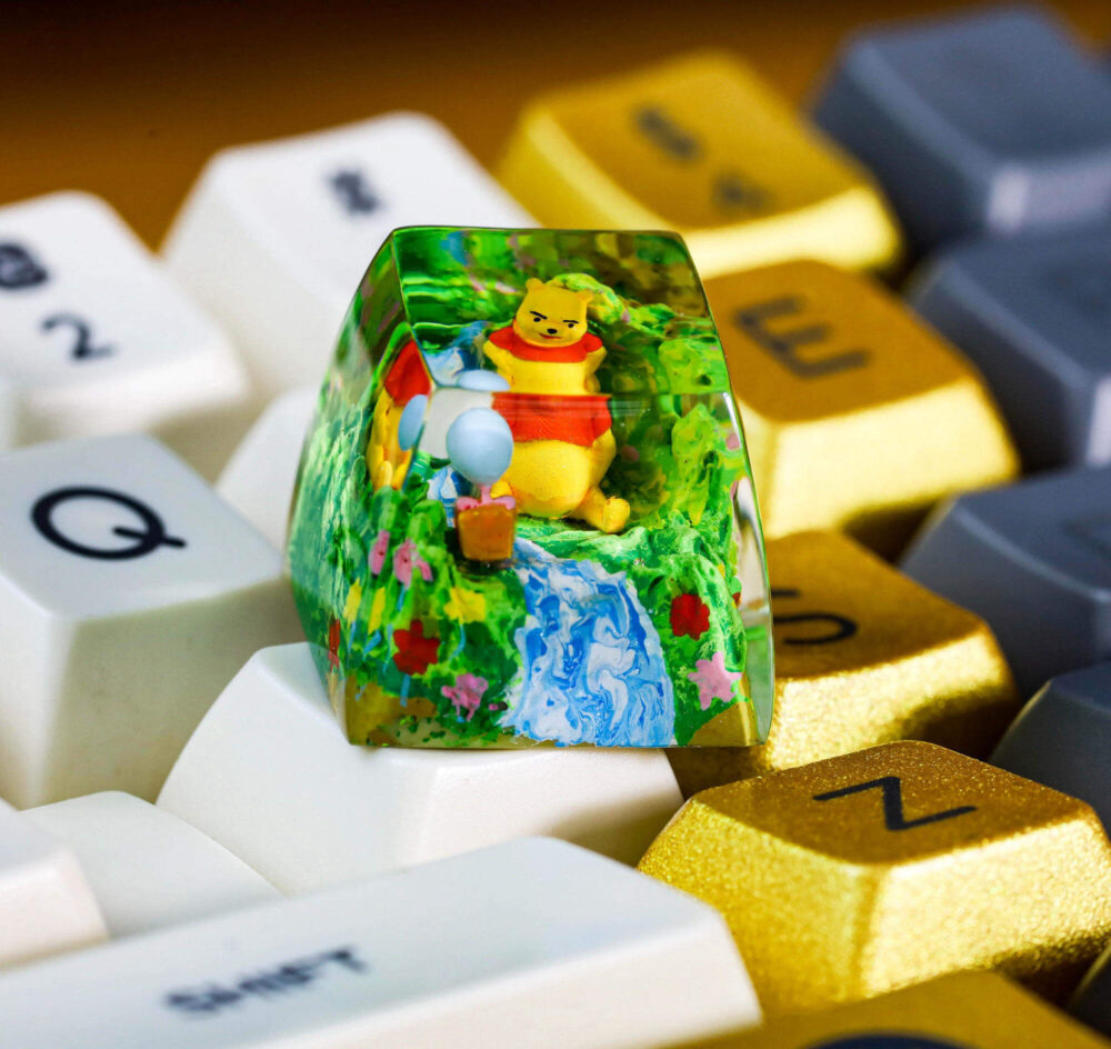 Winnie the Pooh artisan keycap 7 Winnie the Pooh artisan keycap