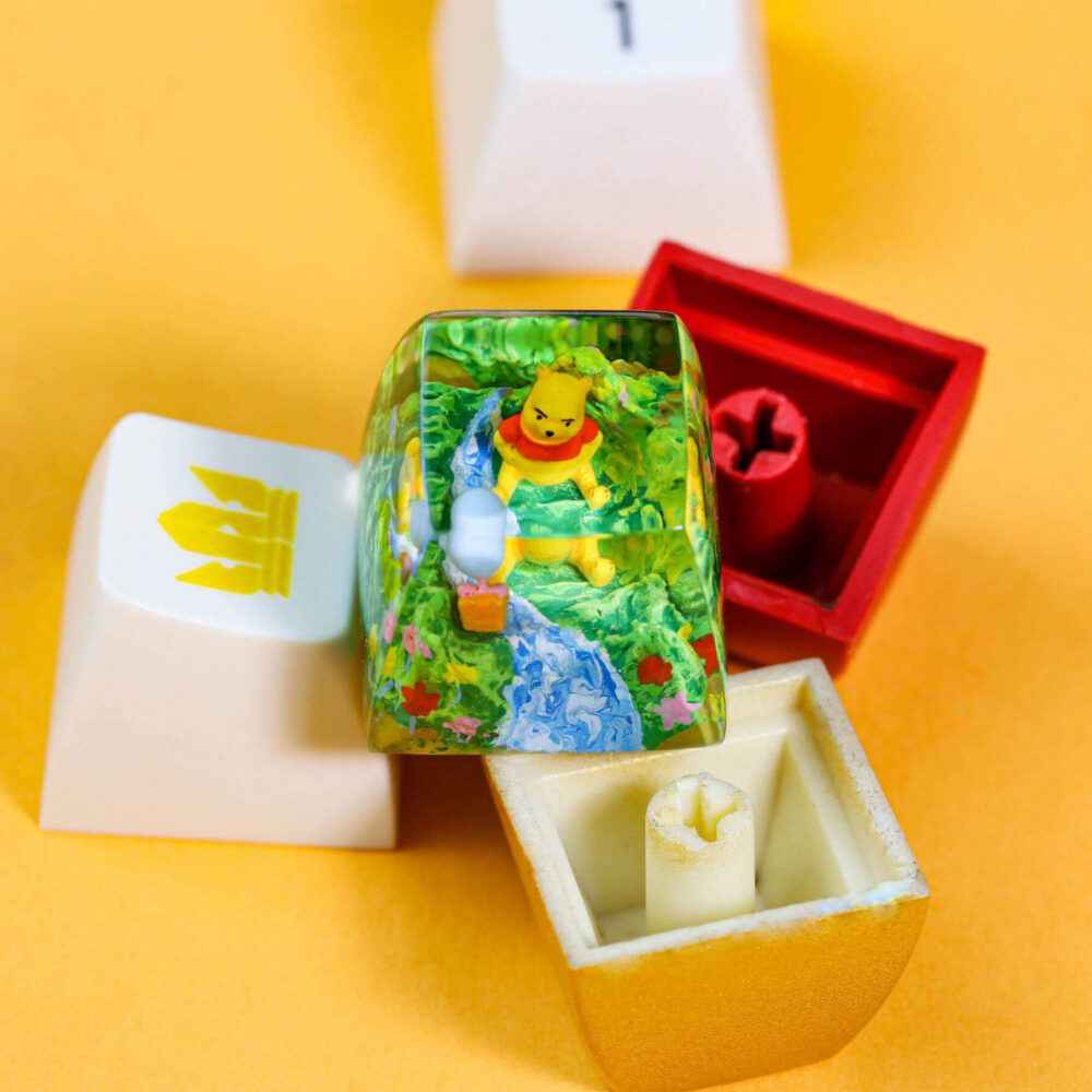 Winnie the Pooh artisan keycap 1 Winnie the Pooh artisan keycap