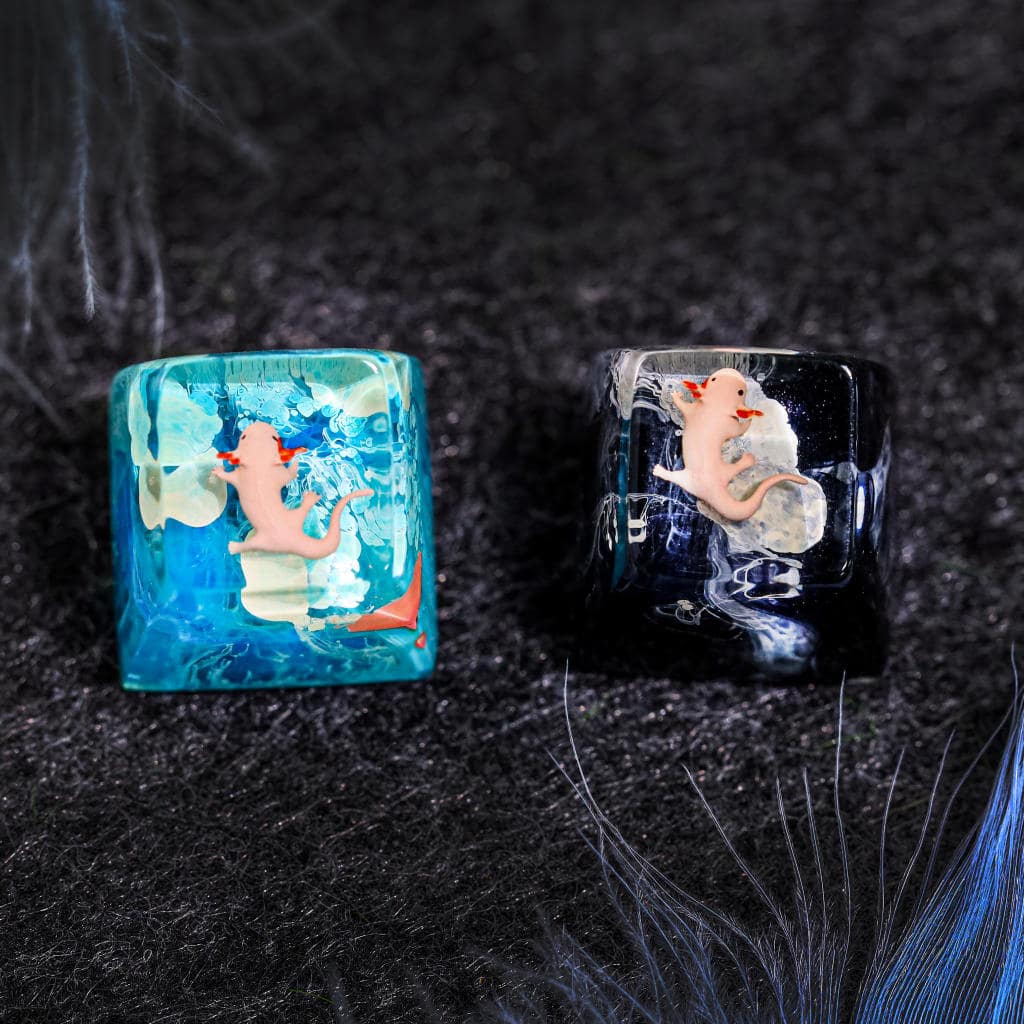 Axolotl artisan keycap 7 Axolotl artisan keycap