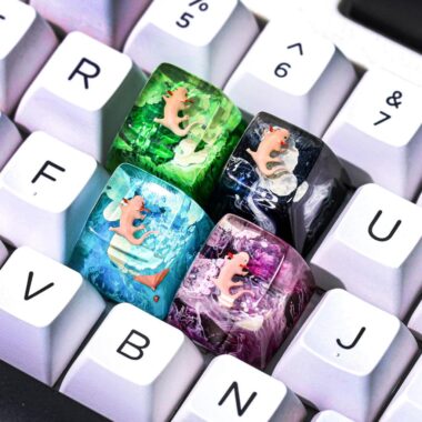 Axolotl artisan keycap