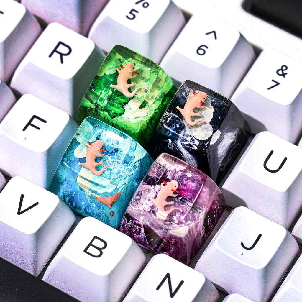 Axolotl artisan keycap 1 Axolotl artisan keycap