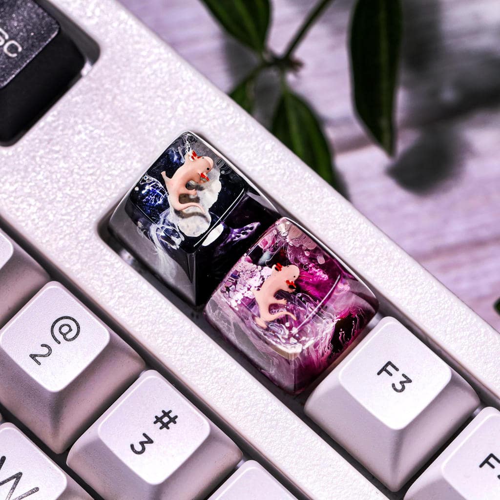 Axolotl artisan keycap 2 Axolotl artisan keycap