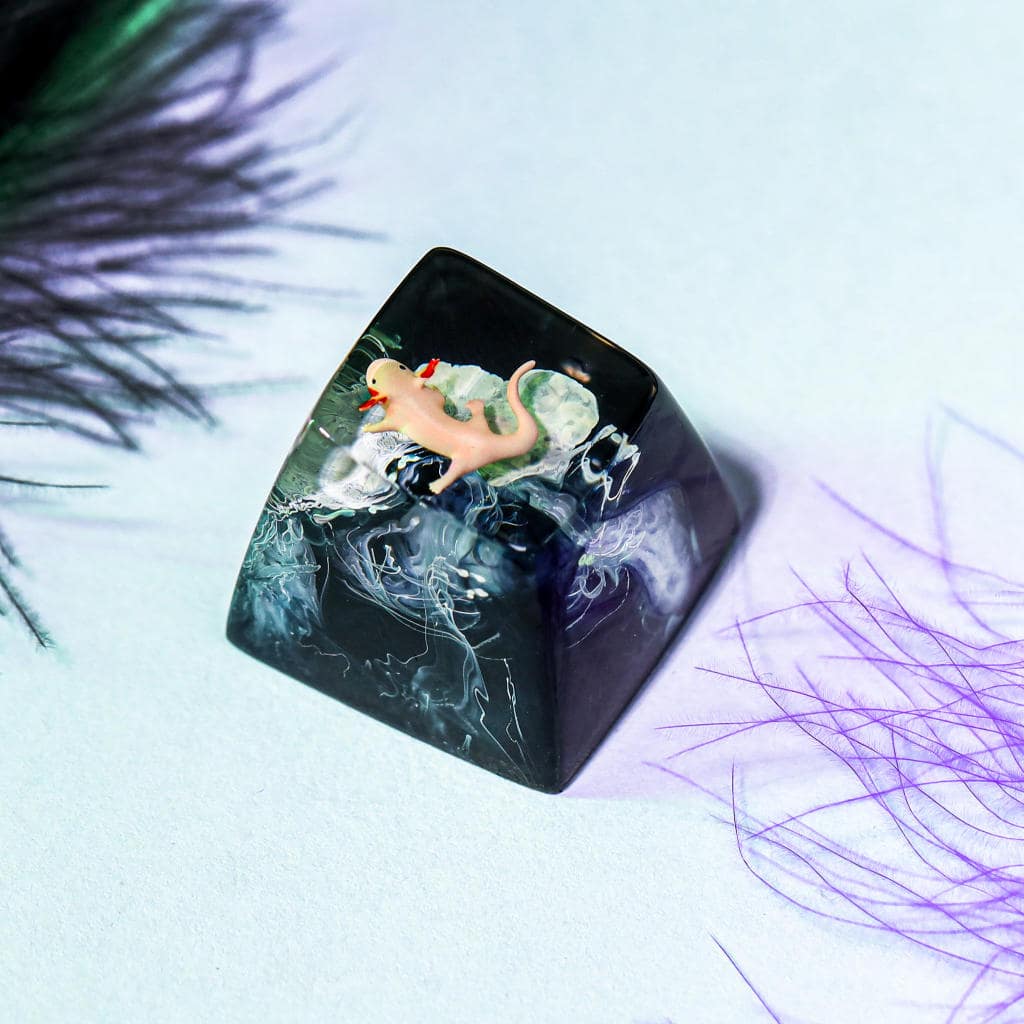 Axolotl artisan keycap 12 Axolotl artisan keycap