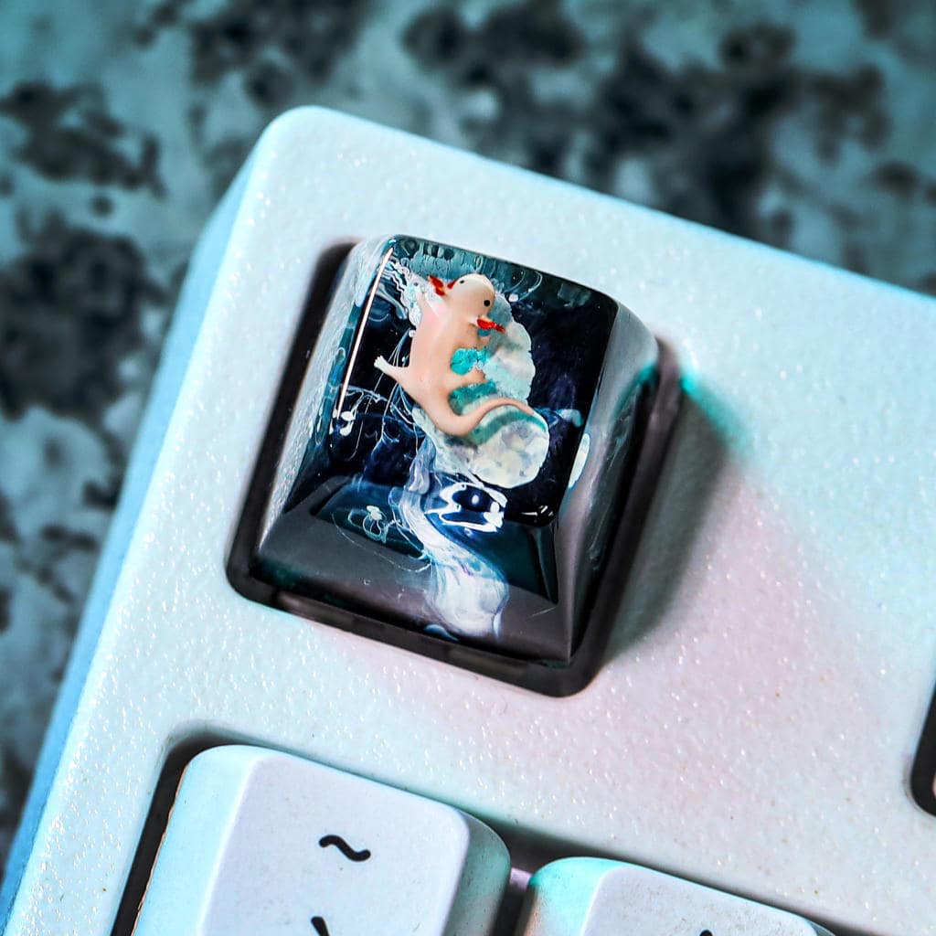 Axolotl artisan keycap 11 Axolotl artisan keycap