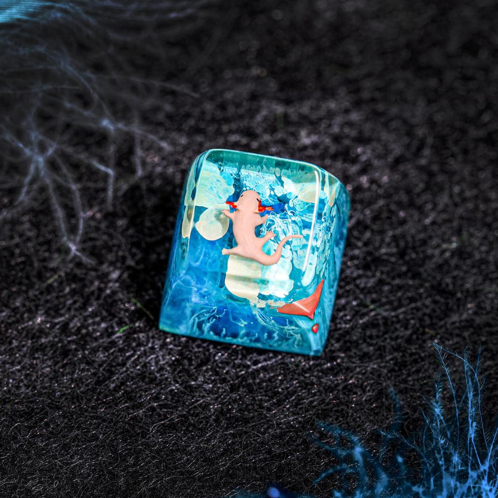 Axolotl artisan keycap 9 Axolotl artisan keycap