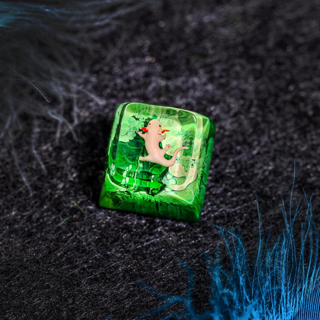 Axolotl artisan keycap 8 Axolotl artisan keycap