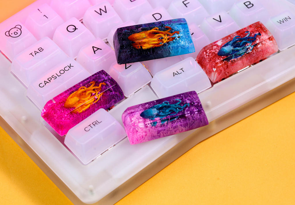 The Kraken artisan keycap 13 Kraken artisan keycap