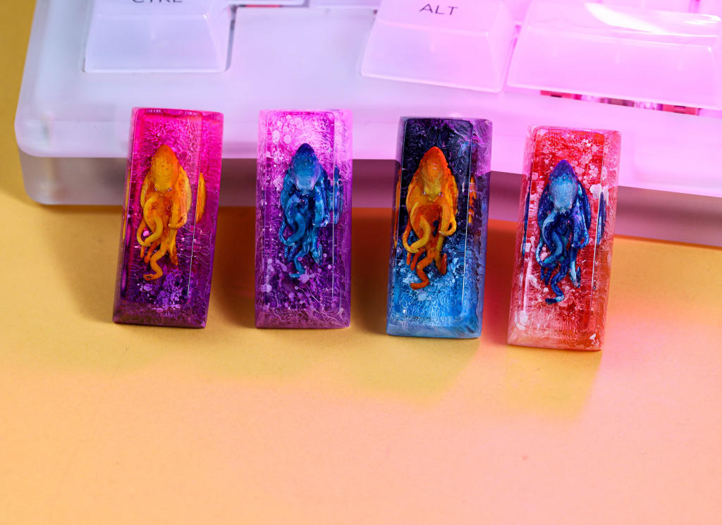 The Kraken artisan keycap 12 Kraken artisan keycap