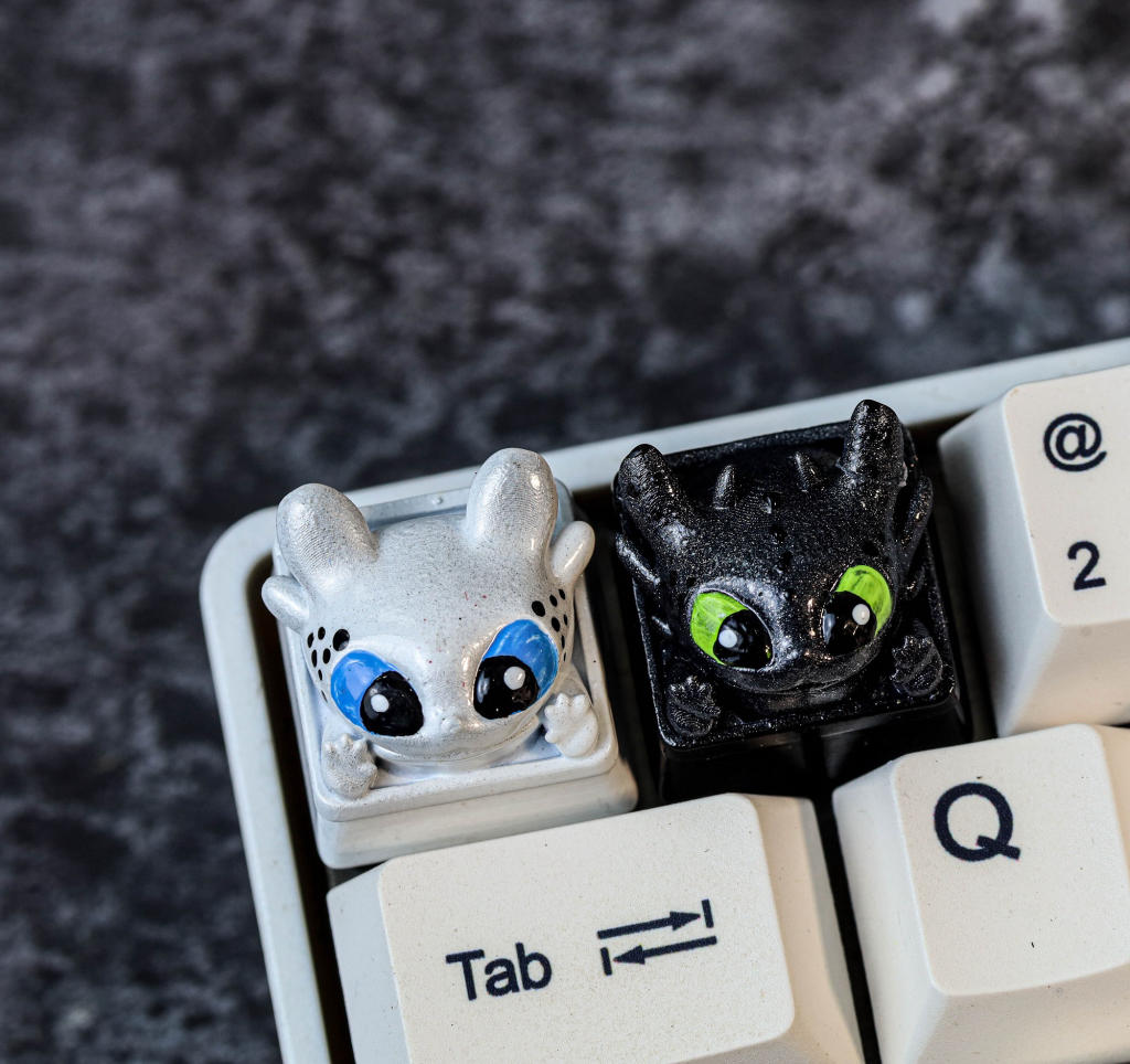 Toothless artisan keycap V2 1 Toothless artisan keycap V2