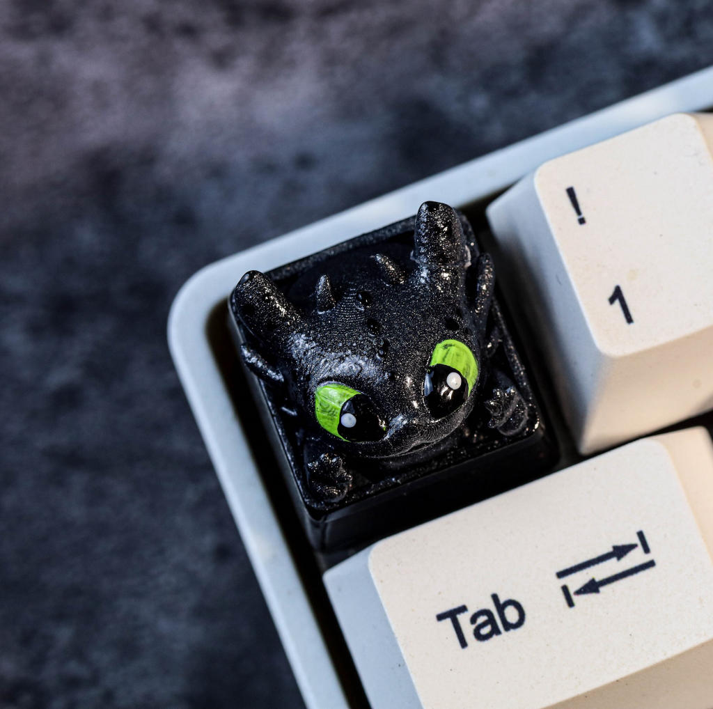 Toothless artisan keycap V2 7 Toothless artisan keycap V2