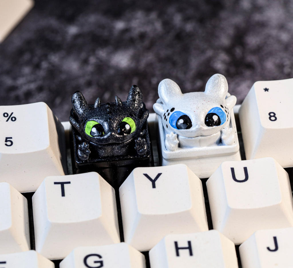 Toothless artisan keycap V2 3 Toothless artisan keycap V2