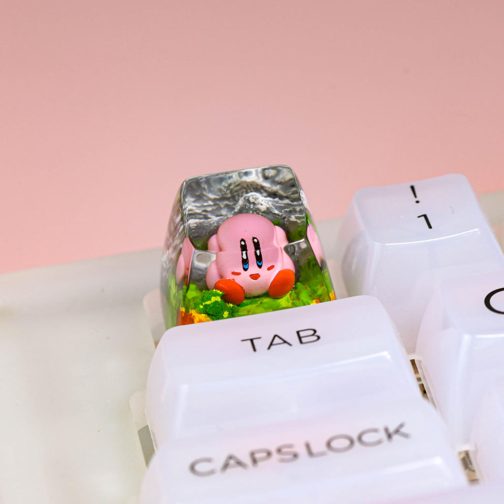 Kirby artisan keycap 3 Kirby artisan keycap ver 3