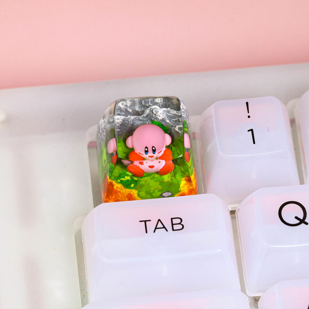Kirby artisan keycap 16 Kirby artisan keycap ver 3