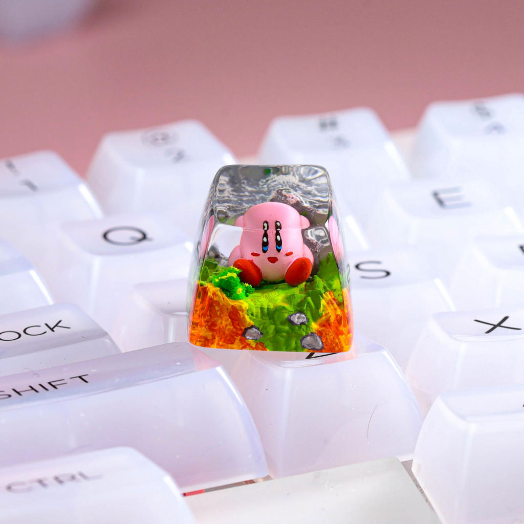 Kirby artisan keycap 15 Kirby artisan keycap ver 3