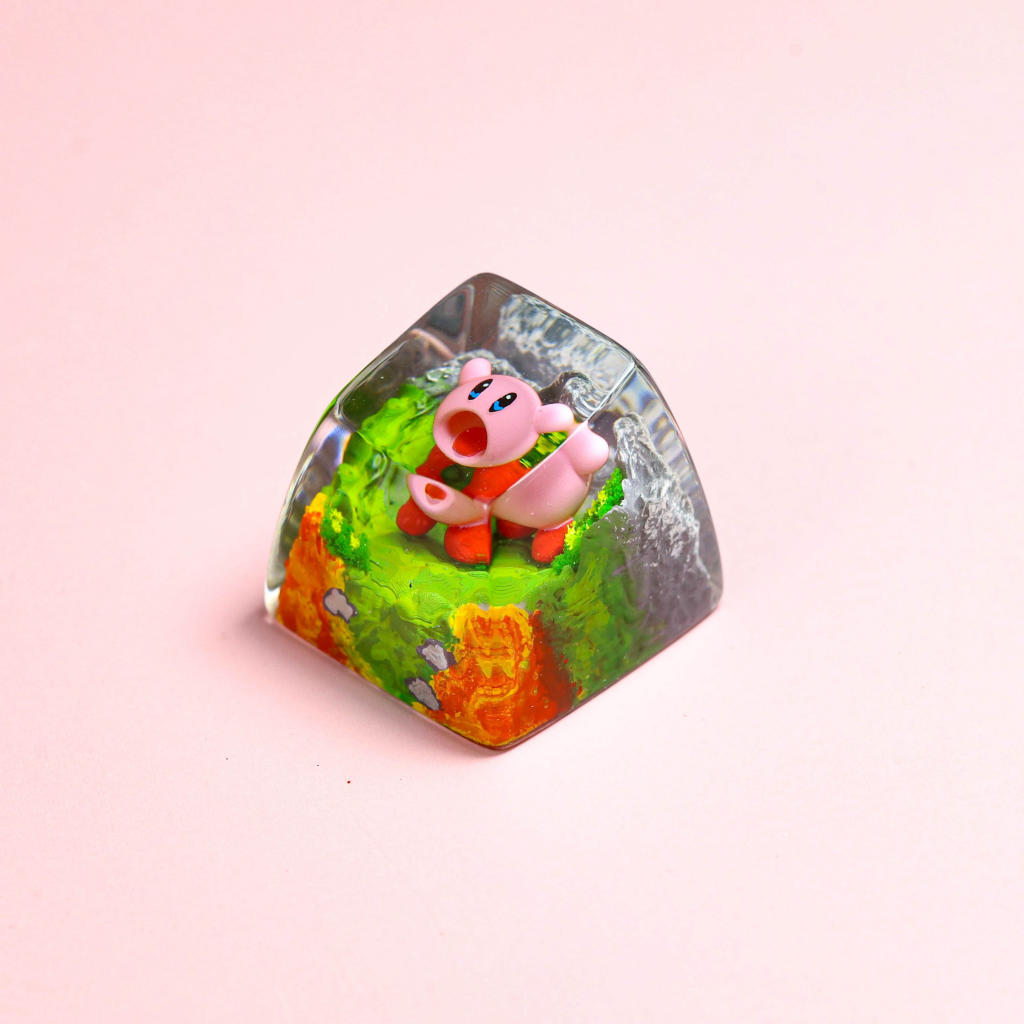 Kirby artisan keycap 12 Kirby artisan keycap ver 3