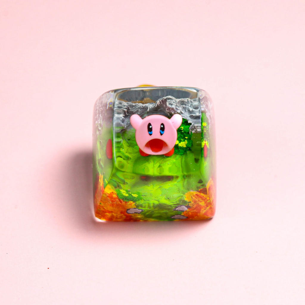 Kirby artisan keycap 11 Kirby artisan keycap ver 3