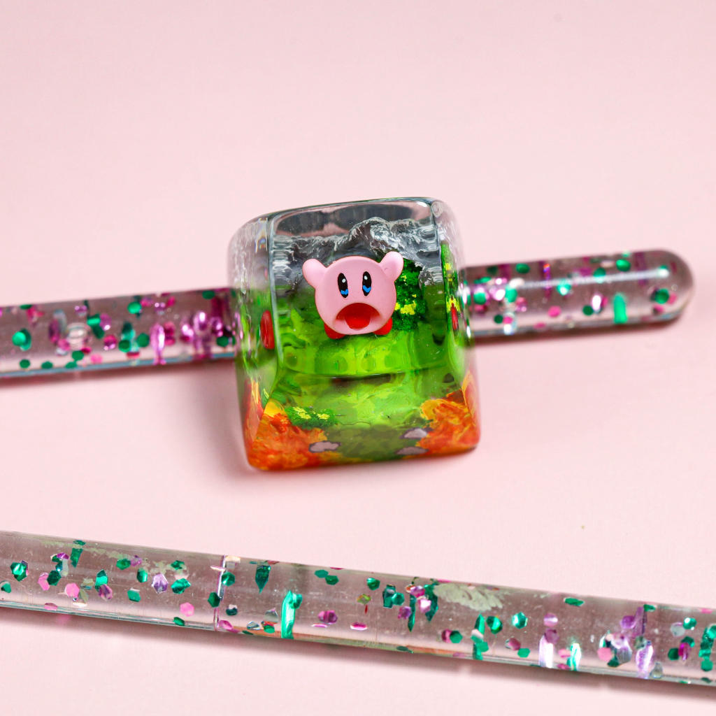 Kirby artisan keycap 10 Kirby artisan keycap ver 3