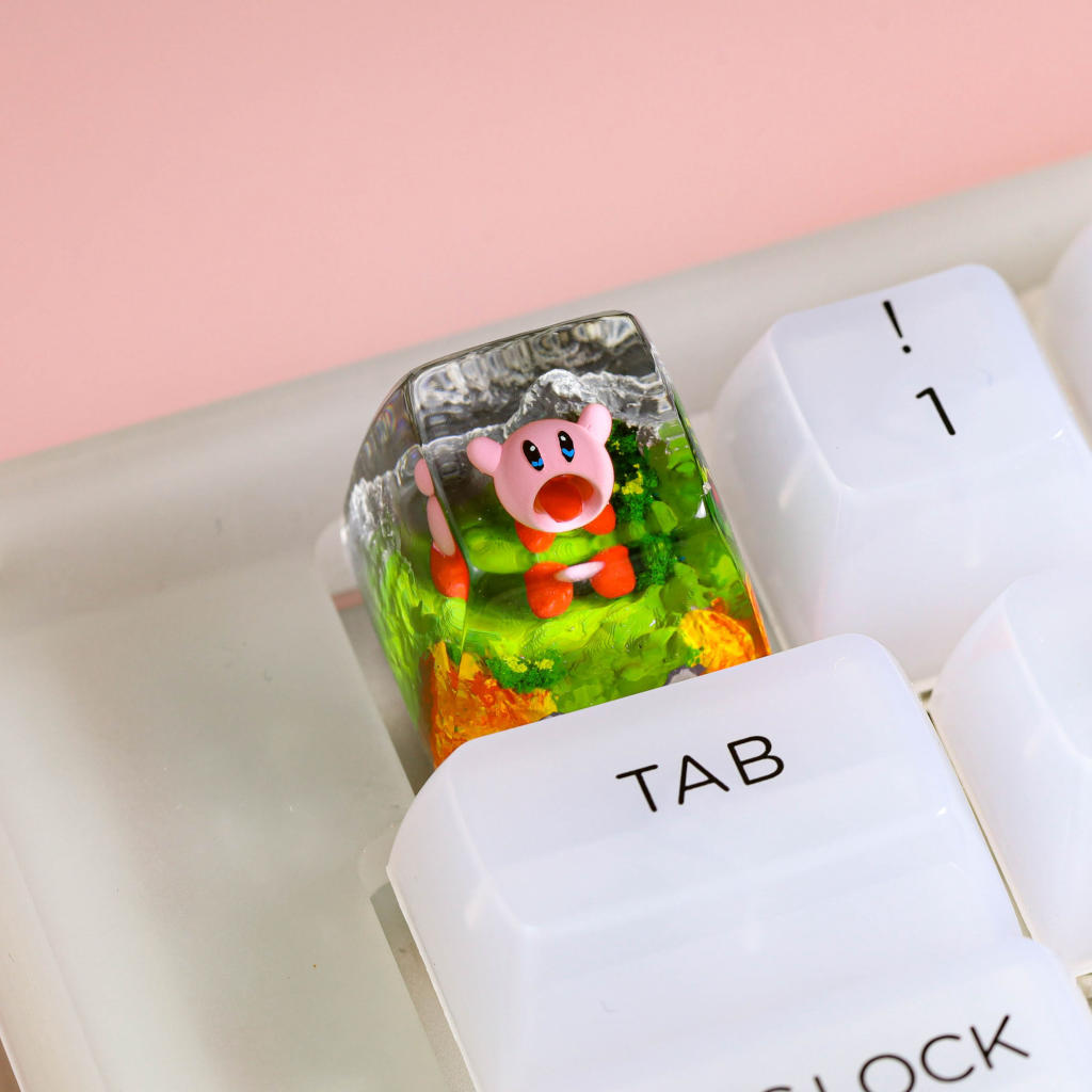 Kirby artisan keycap 6 Kirby artisan keycap ver 3